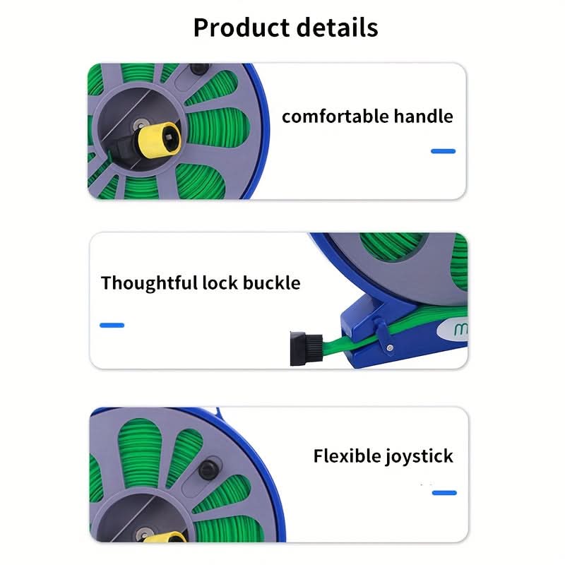 AquaFlex – Sturdy Braided Hose with Spray Nozzle and Attachments