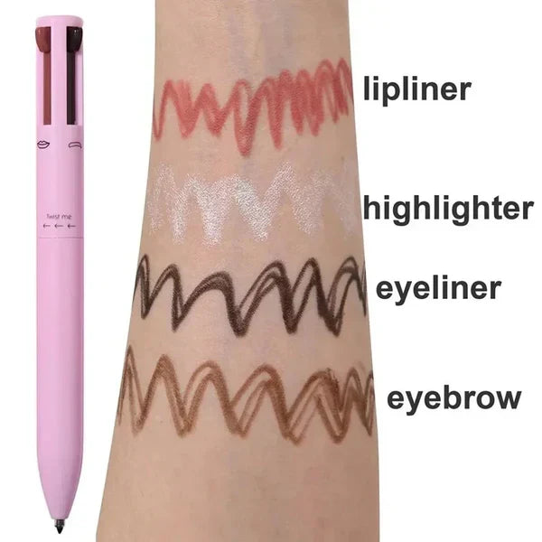 Versatile 4-in-1 Beauty Pencil for Effortless Glam