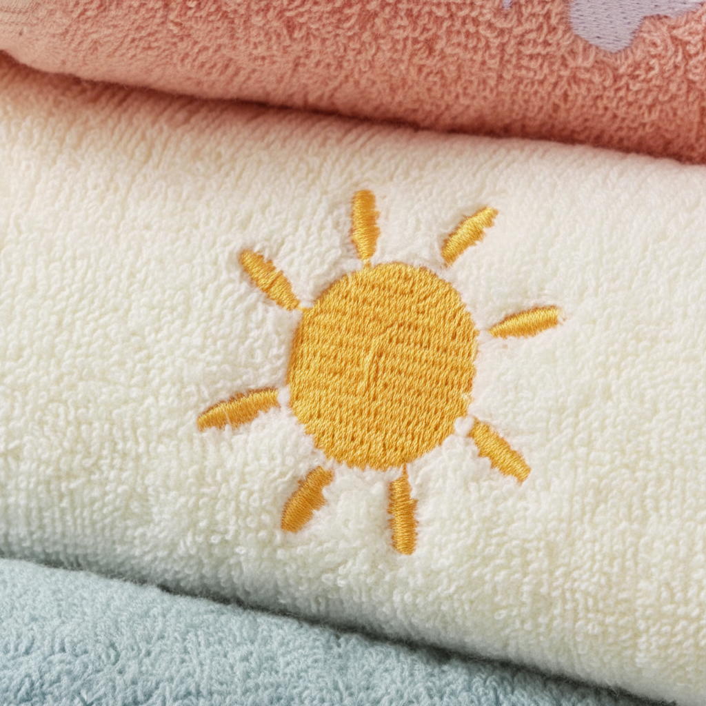 Set of 4 Washcloths for Kids