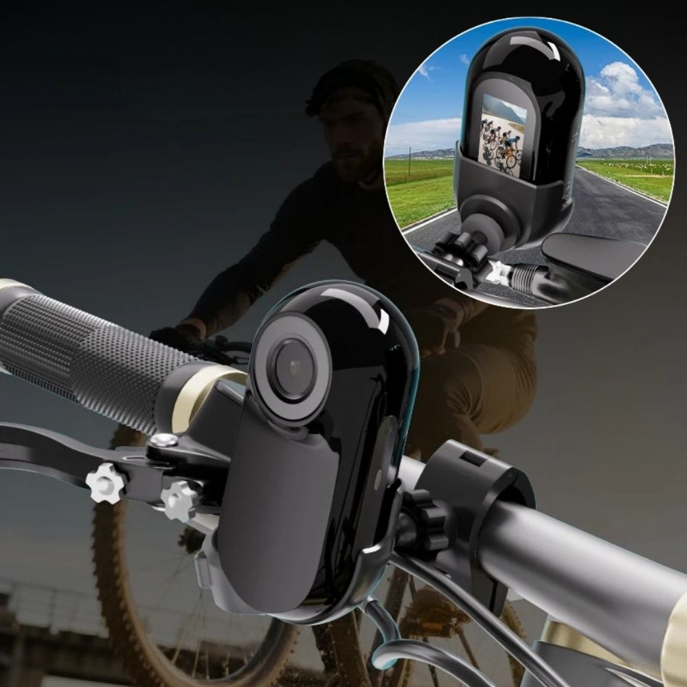Compact Adventure Camera with Magnetic Mounting