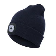 Warm Beanie with Built-in LED Light