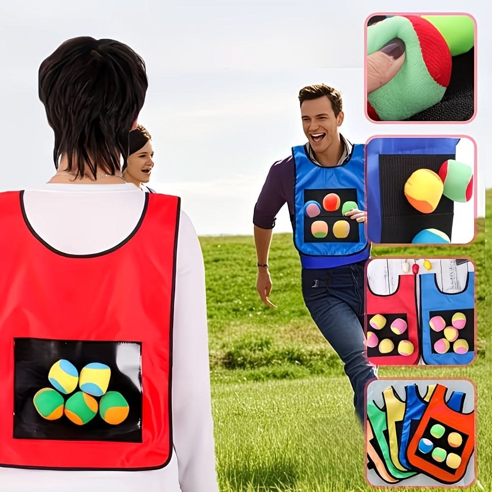 FunSphere - Interactive Sticky Ball Game for Outdoor Adventures