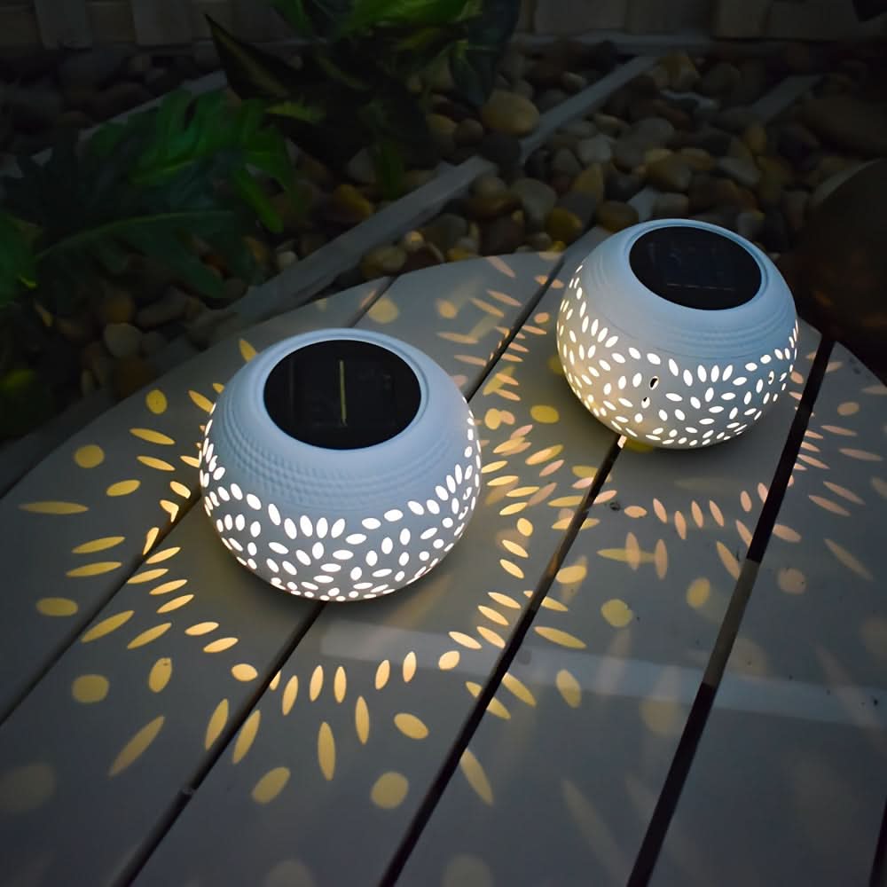 EcoBright – Solar Motion-Activated Outdoor Table Lamp