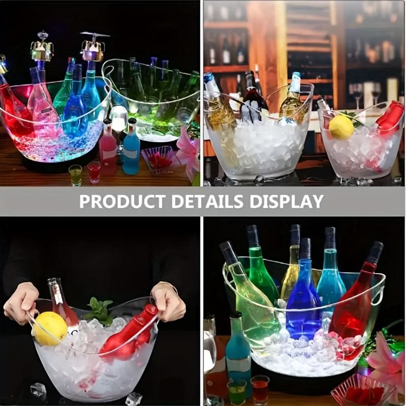 ChillMaster – Elegant Acrylic Beverage Bucket for Effortless Serving