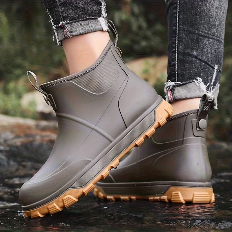 WeatherGuard - Stylish Slip-On Rain Boots for All Outdoors