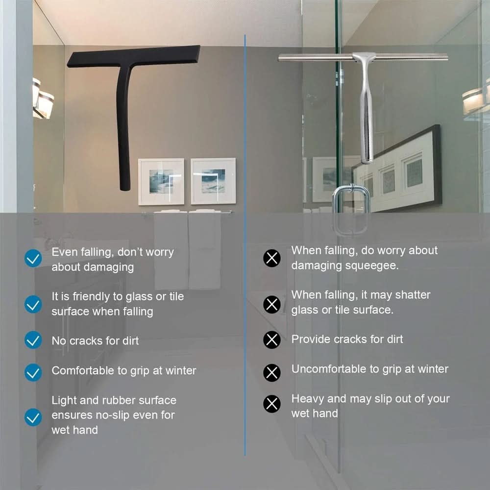 AquaGlide – Premium Silicone Shower Squeegee for a Crystal Clear Finish