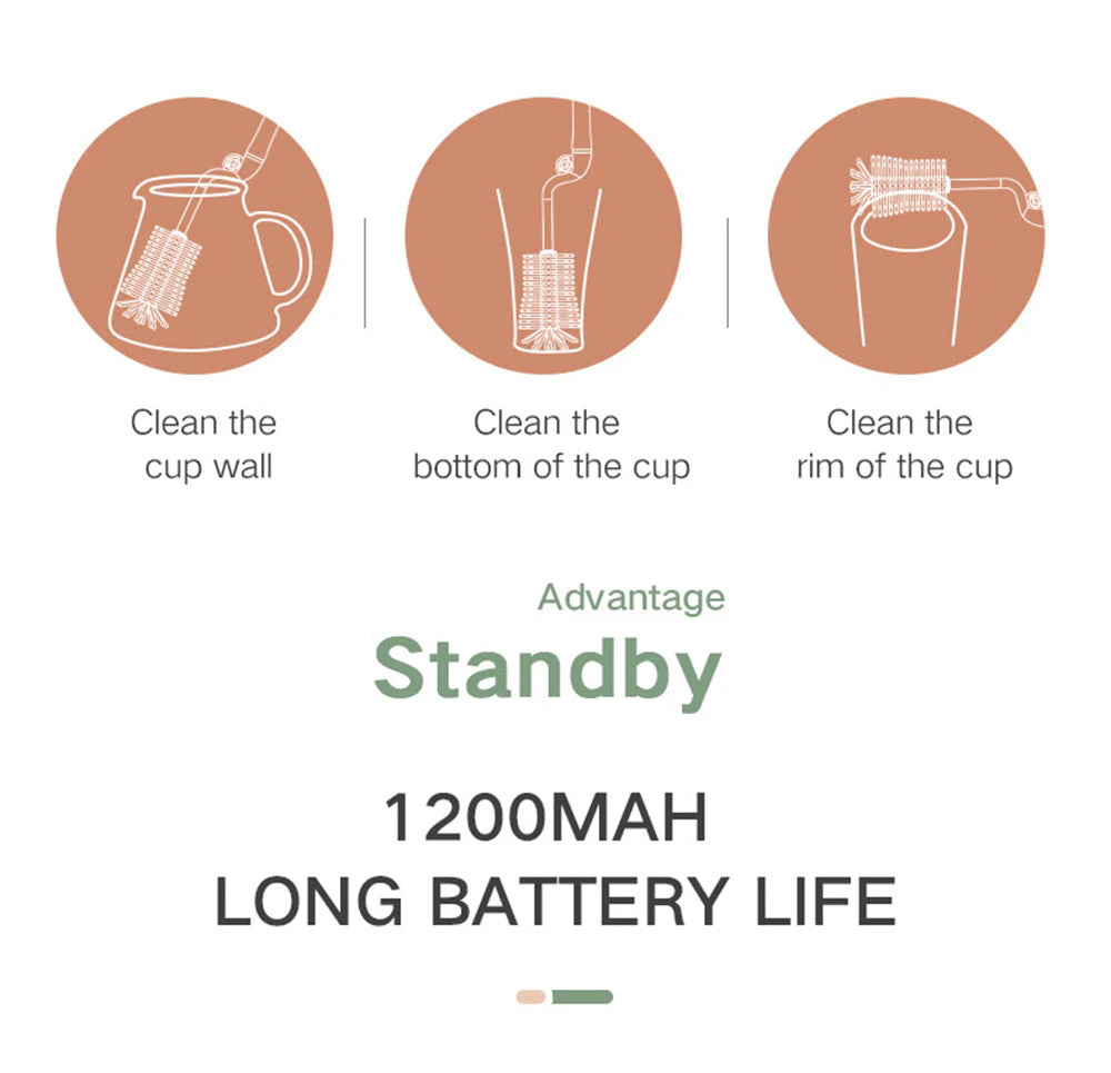 Electric Infant Bottle Cleaner for Effortless Cleaning
