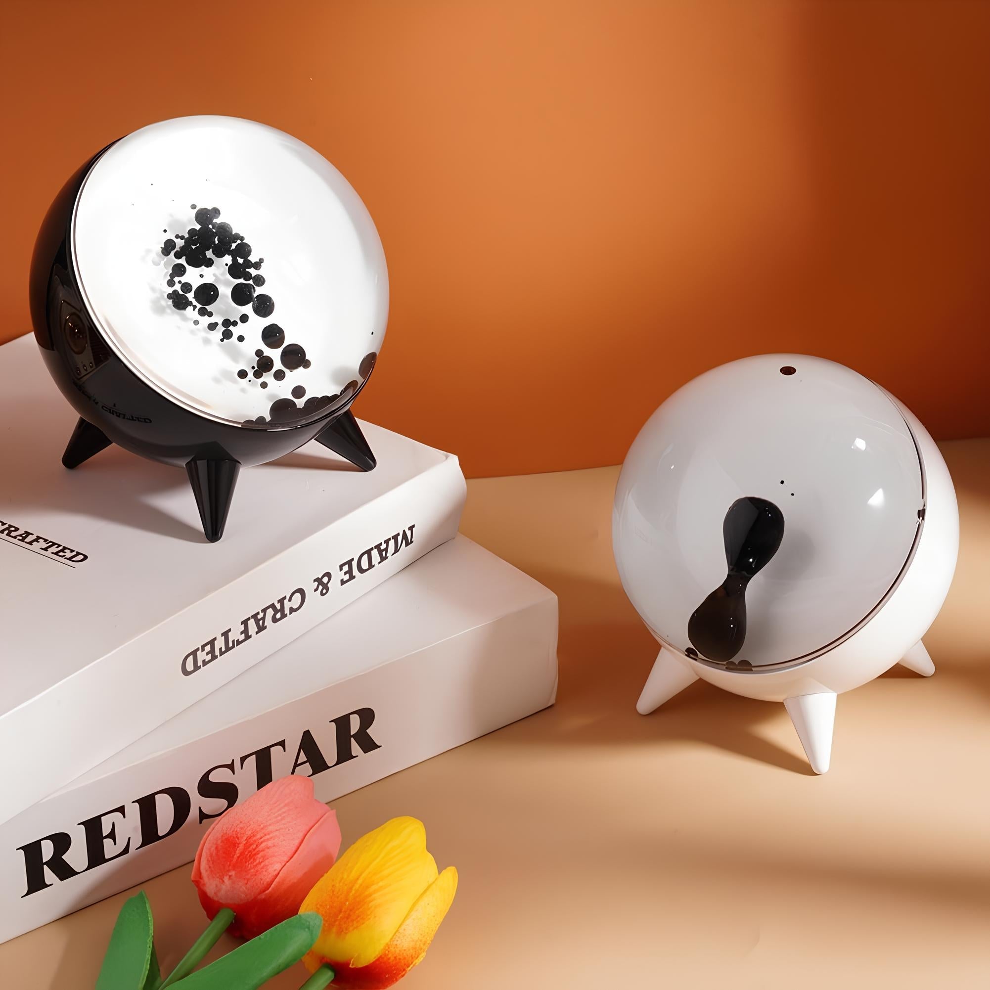 Ferrofluid Display with Music Reaction - Magnetic Pulse Visualizer