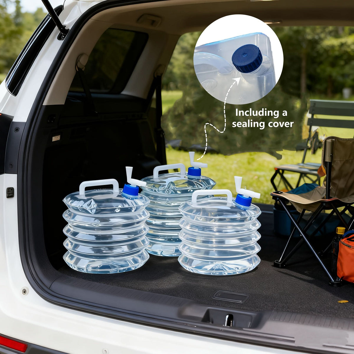 AquaNest – Collapsible Water Storage Solution for Adventures