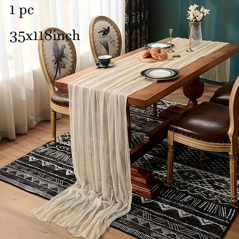 Textured Soft Table Cover for Stylish Celebrations