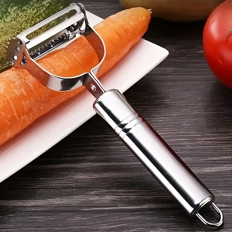 PrecisionPro – Stainless Steel Vegetable Peeler & Slicer