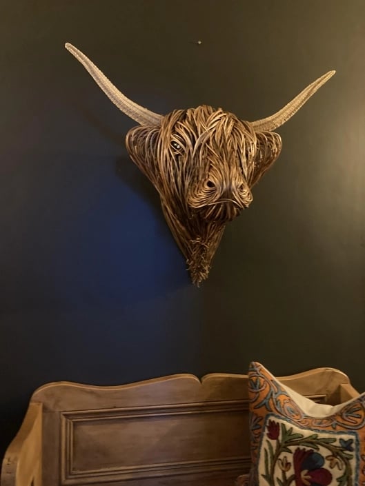 Cow Wall Art Decor – Bowie Inspired Design