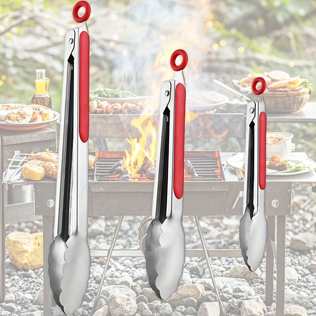 PrecisionGrip – Stainless Steel Locking Kitchen Tongs
