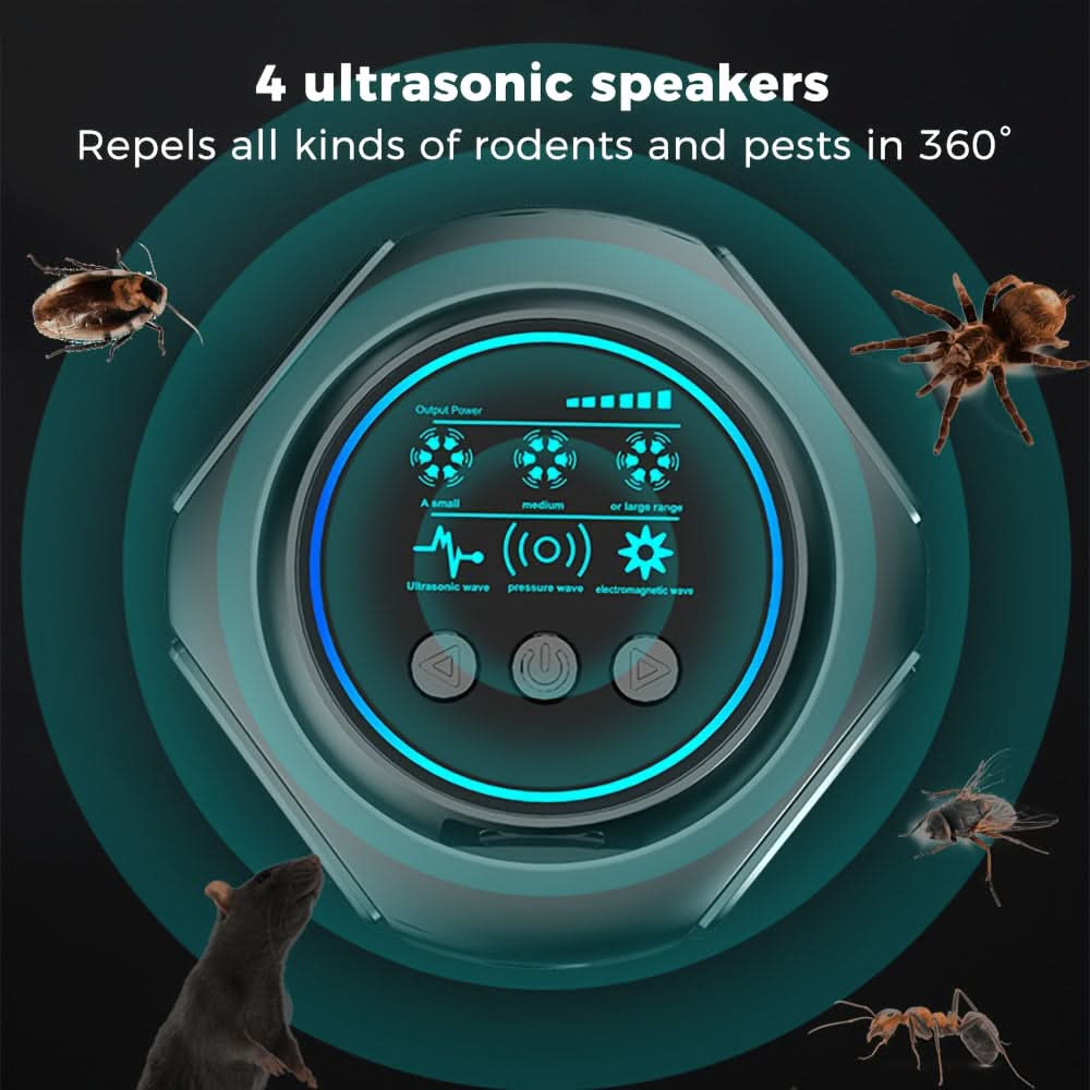 HomeGuard – 360° Ultrasonic Pest Defense for Any Space