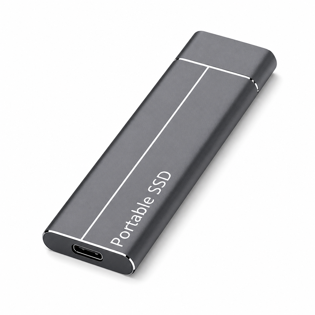 Compact Aluminum Alloy USB-C External SSD