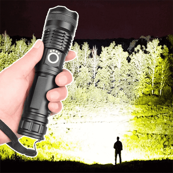 UltraBright 90000 Lumens Tactical Flashlight