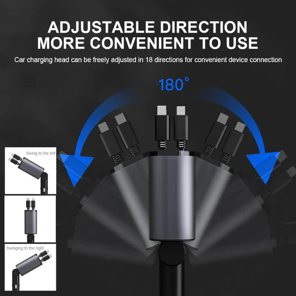 Multi-Functional Retractable Car Charging Station