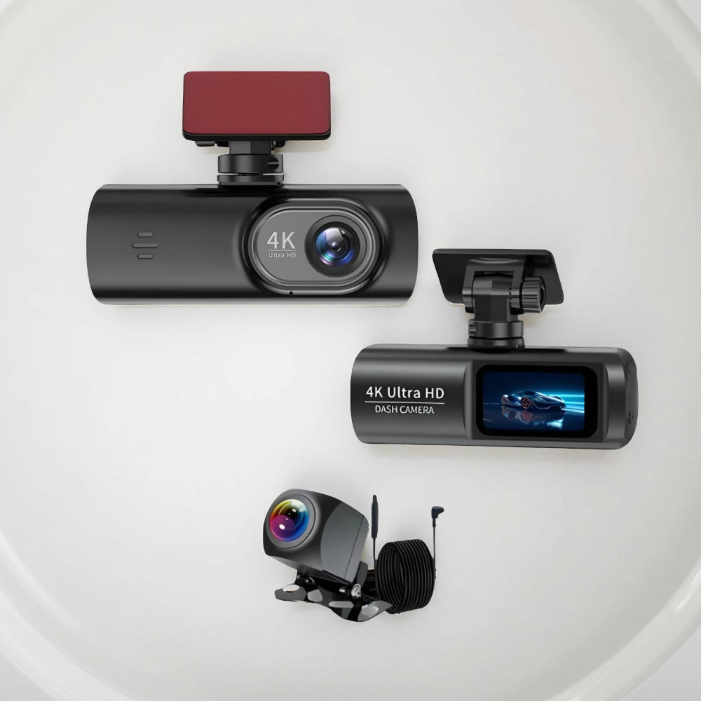 High-Definition Car Dash Camera with Night Vision & GPS