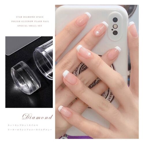 Crystal Clear Silicone Nail Art Stamper & Scraper Duo