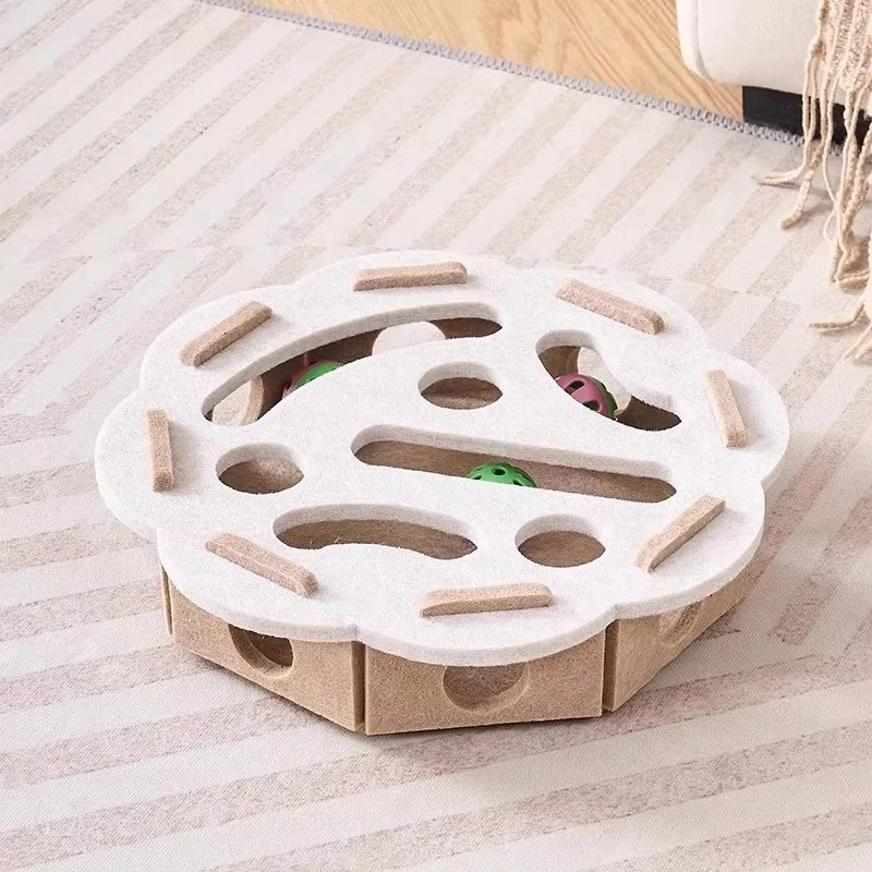 Feline Fun Zone Puzzle Toy Box