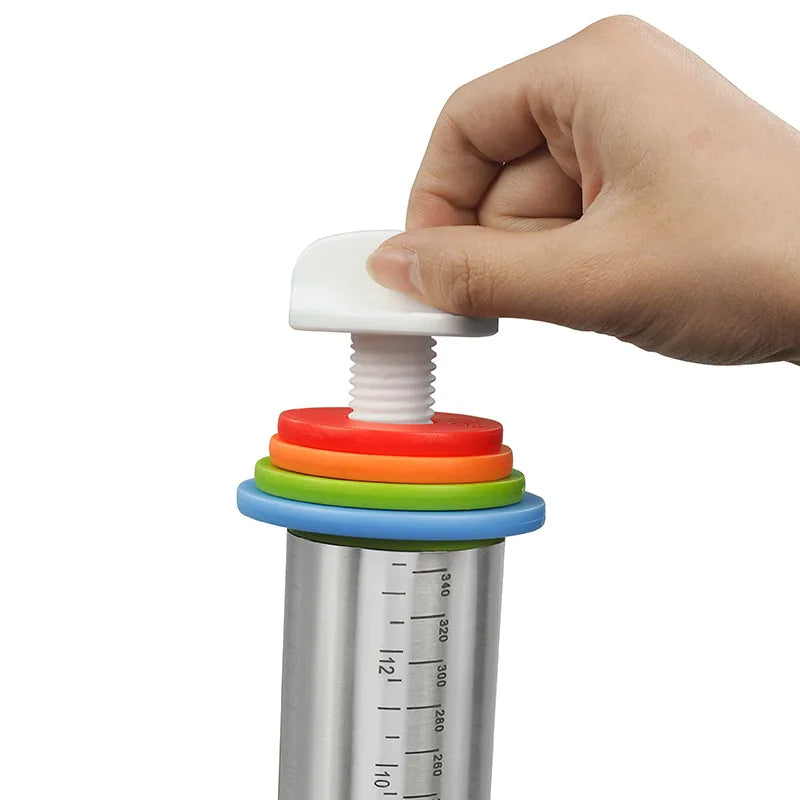 Versatile Precision Rolling Pin with Adjustable Thickness
