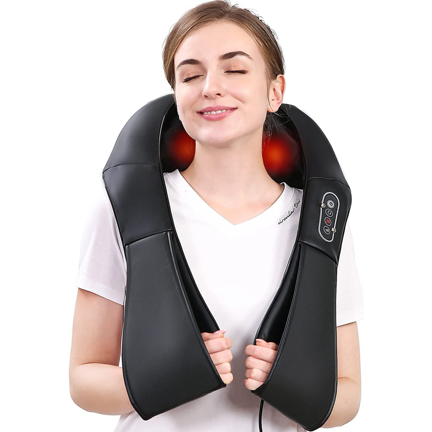 Soothing Heated Neck & Shoulder Massager for Deep Relaxation