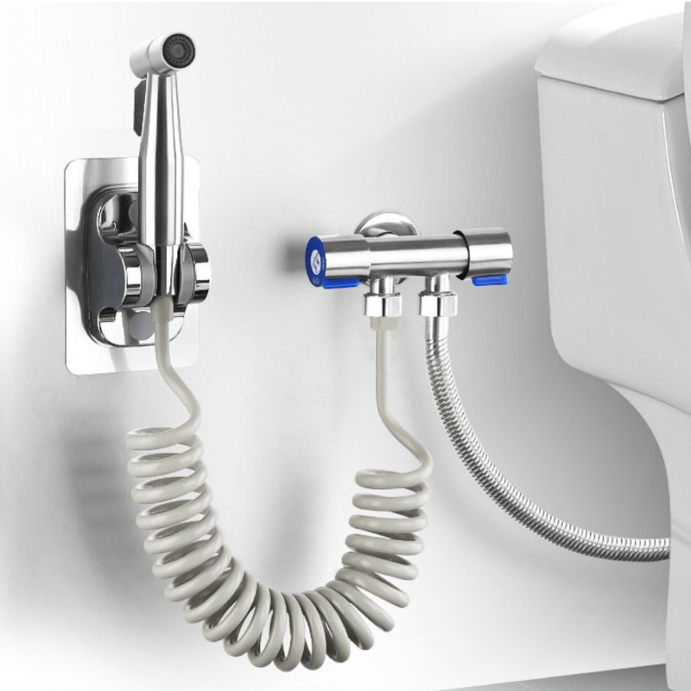 Smart Handheld Bidet Spray System with Self-Cleaning Function