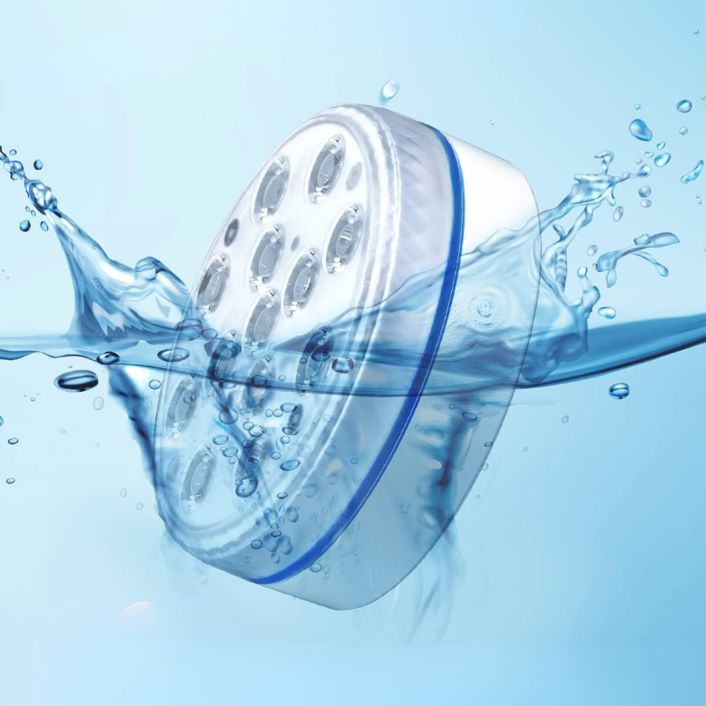 Vibrant Submersible LED Lights for Pool Parties