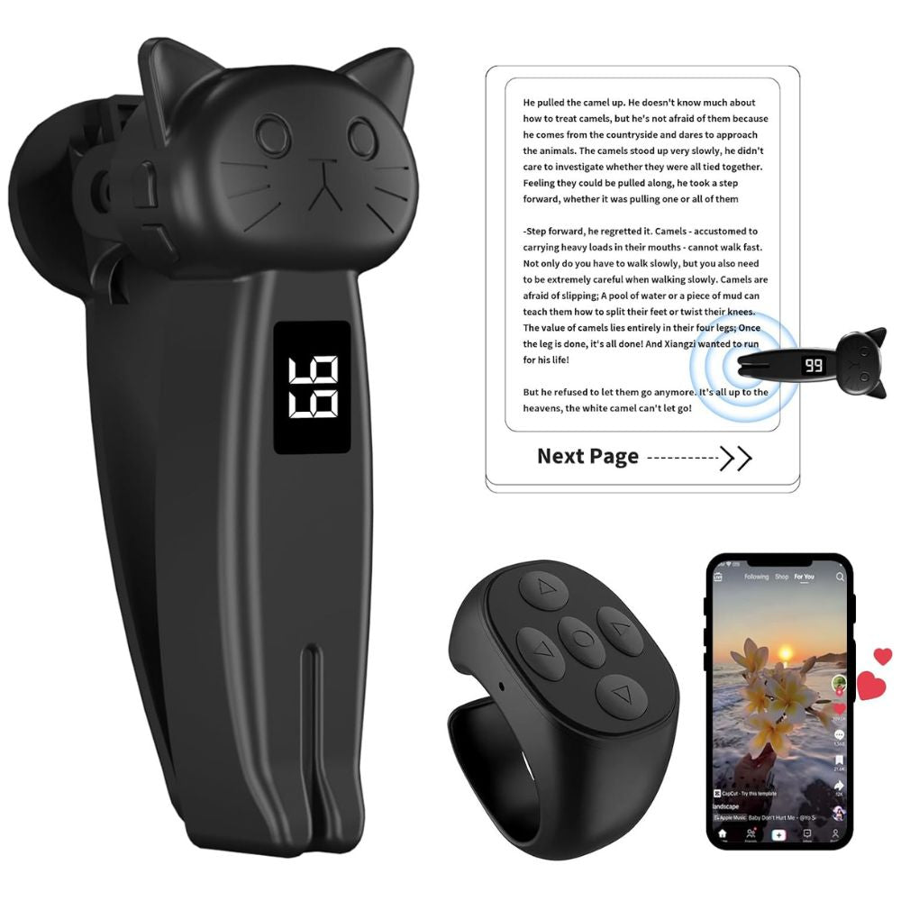 Wireless Page Turner Remote for E-Readers and Tablets