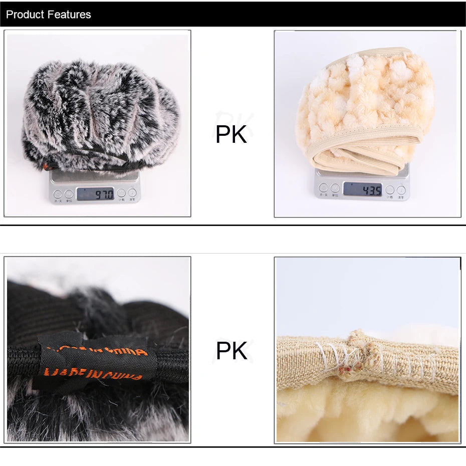 Cozy Plush Steering Wheel Cover for Winter Comfort