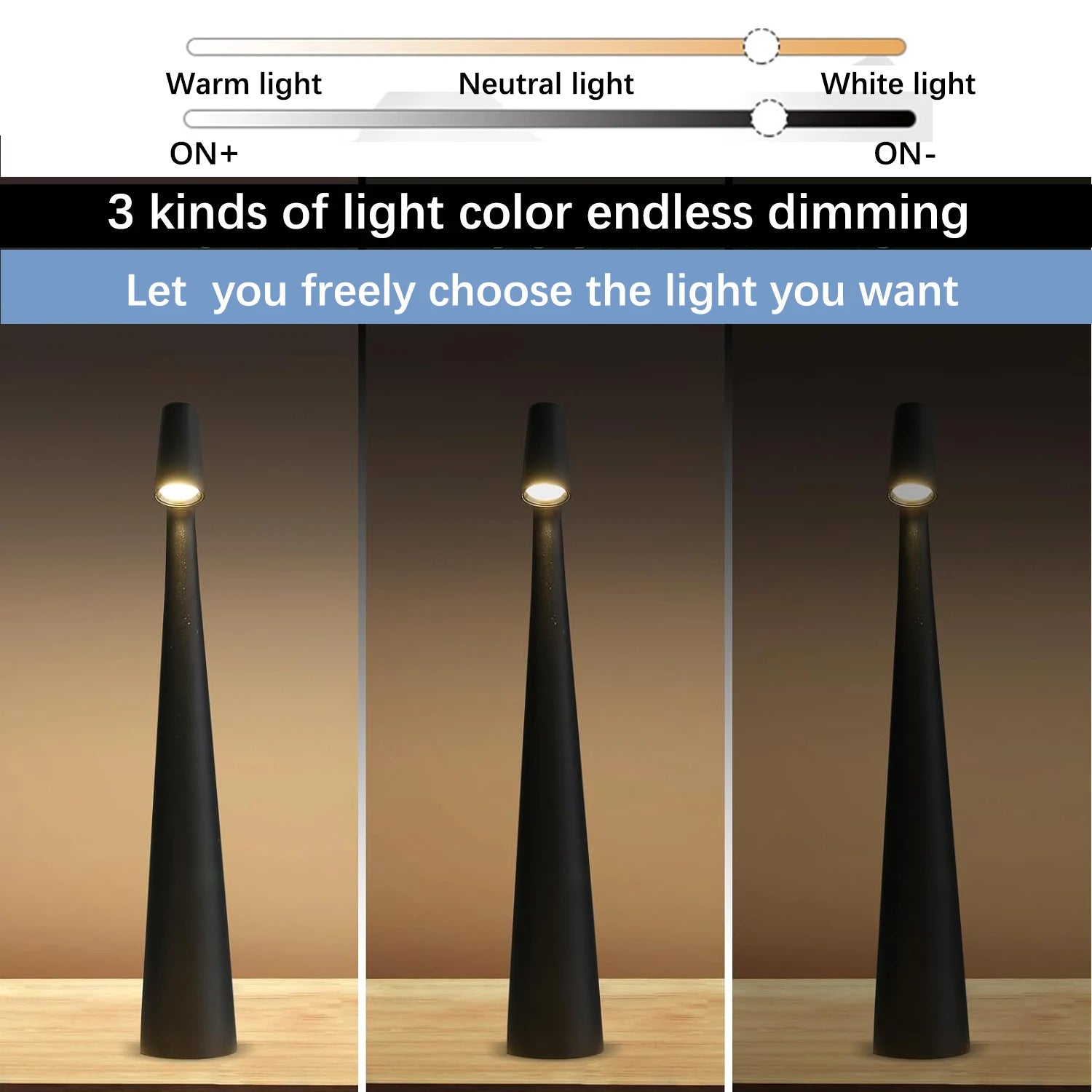 Smart Touch-Controlled Reading Lamp with Adjustable Color Modes