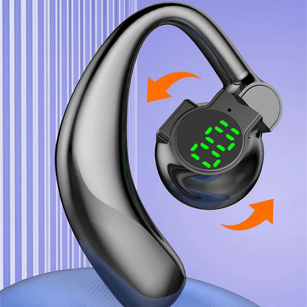 Bluetooth Ear Hook Headphones with Noise Reduction Technology