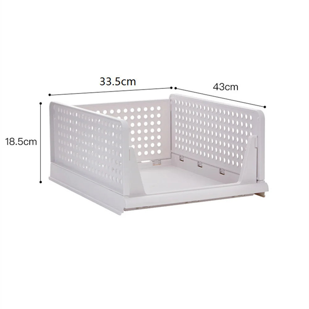 Versatile Stackable Storage Bins for Closet Organization