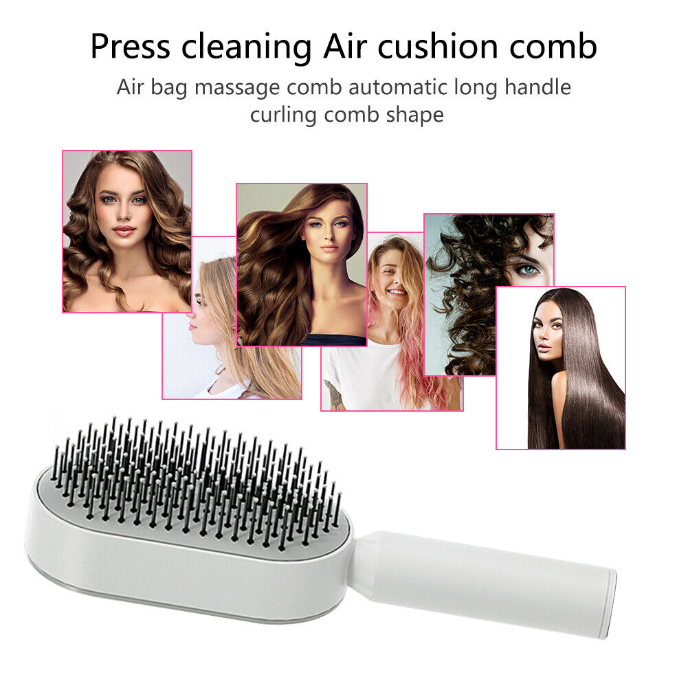 Effortless Clean Hair Comb for All Hair Types