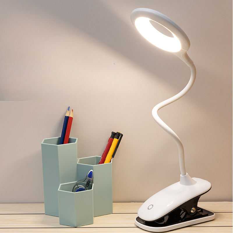 Versatile USB Rechargeable Clip Light with Adjustable Neck