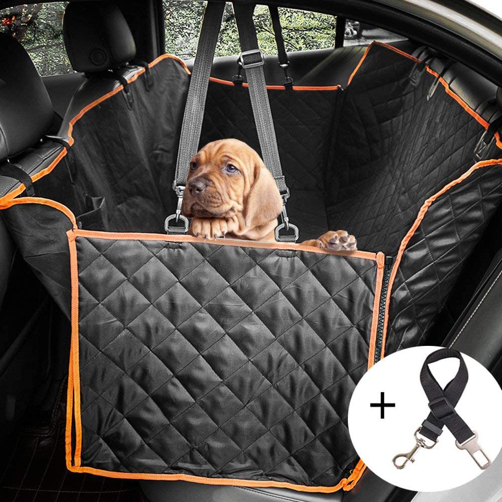 Ultimate Waterproof Dog Car Hammock for Backseat Protection