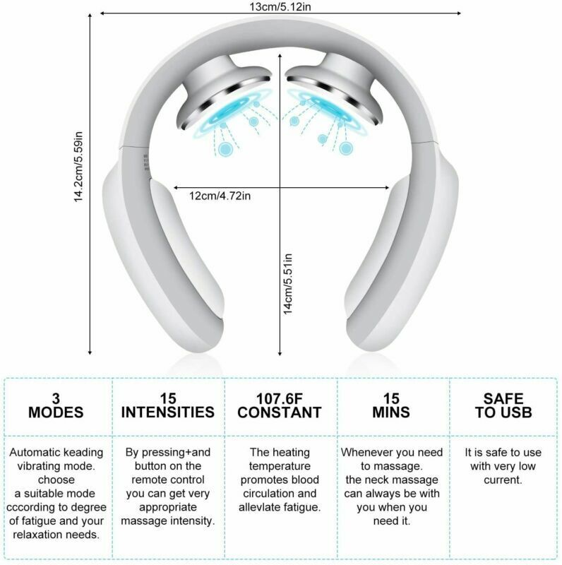 Soothing Heat & Pulse Neck Relaxation Device