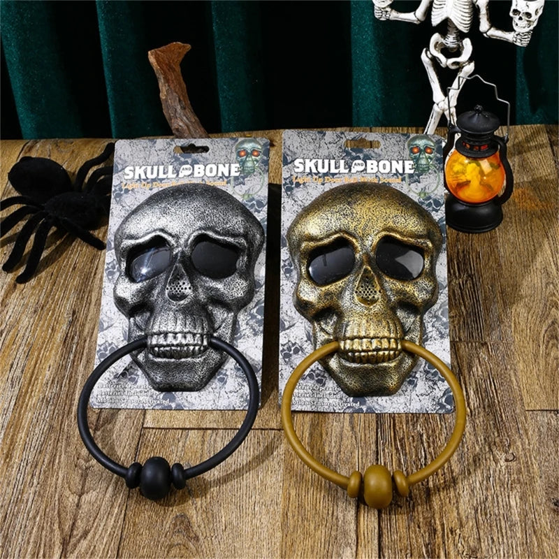 Creepy Skull Door Knocker for Halloween Festivities