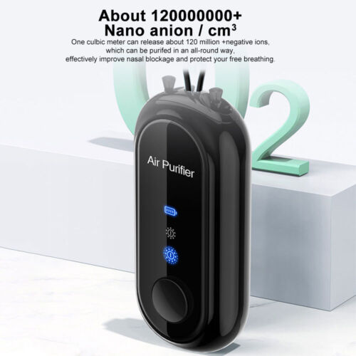 Portable Air Purifier Pendant | Rechargeable Air Cleaner Necklace