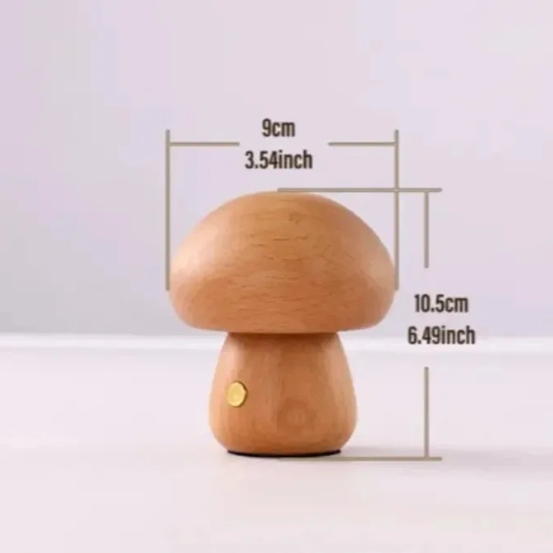 Charming Wooden Glow Lamp for Cozy Nights