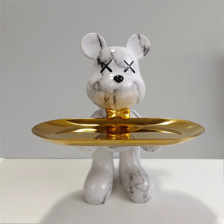 Bruno Bear Table Decoration – Stylish Storage Figure