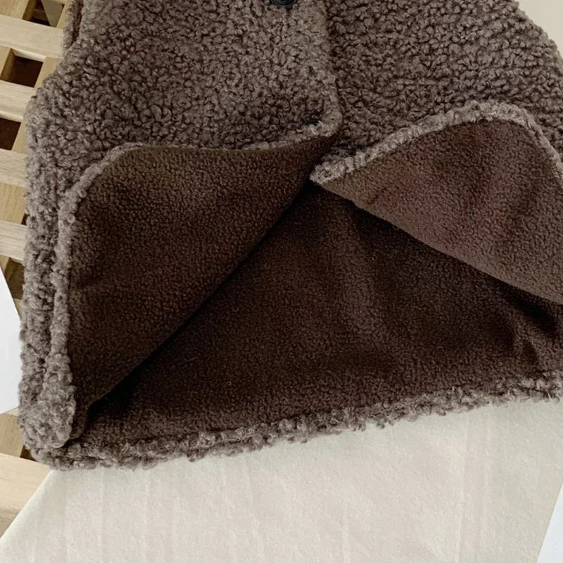 Cozy Lamb Wool Vest for Kids - Warm Winter Layer