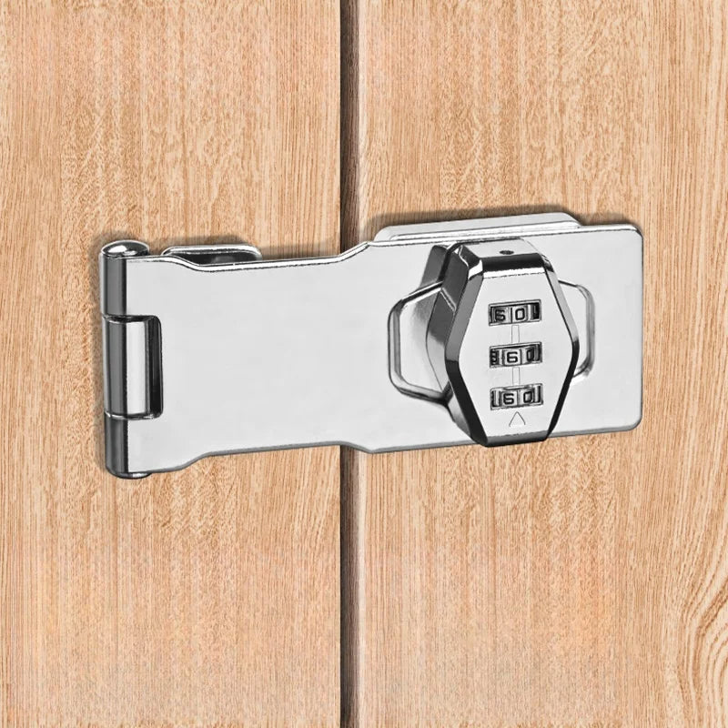 Keyless Security Lock for Cabinets with 3-Digit Code
