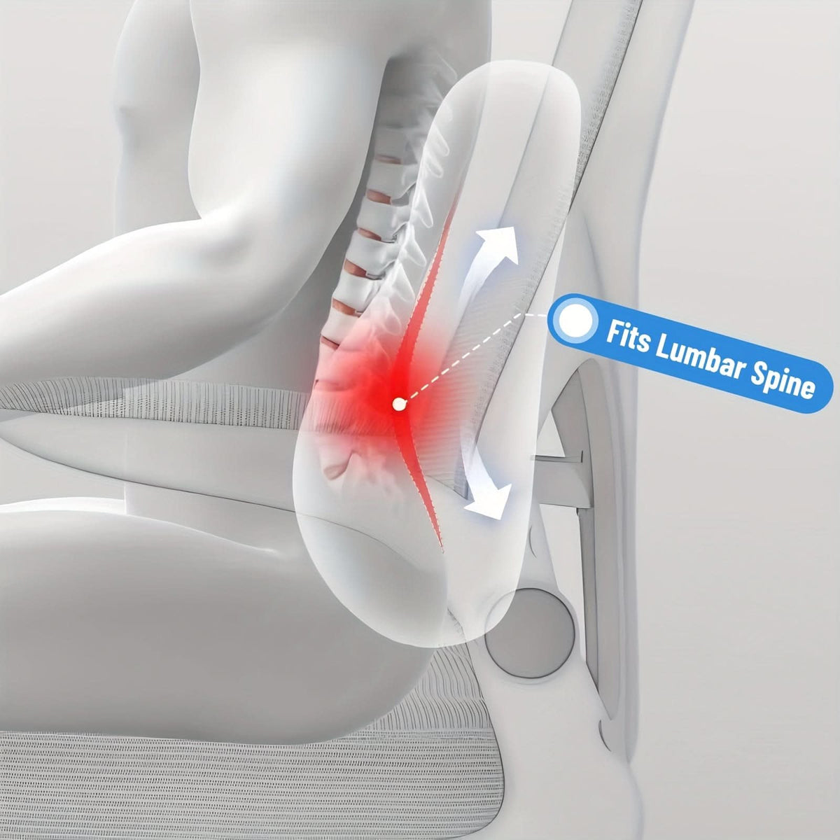 ComfortEase – Travel-Friendly Back Support Cushion