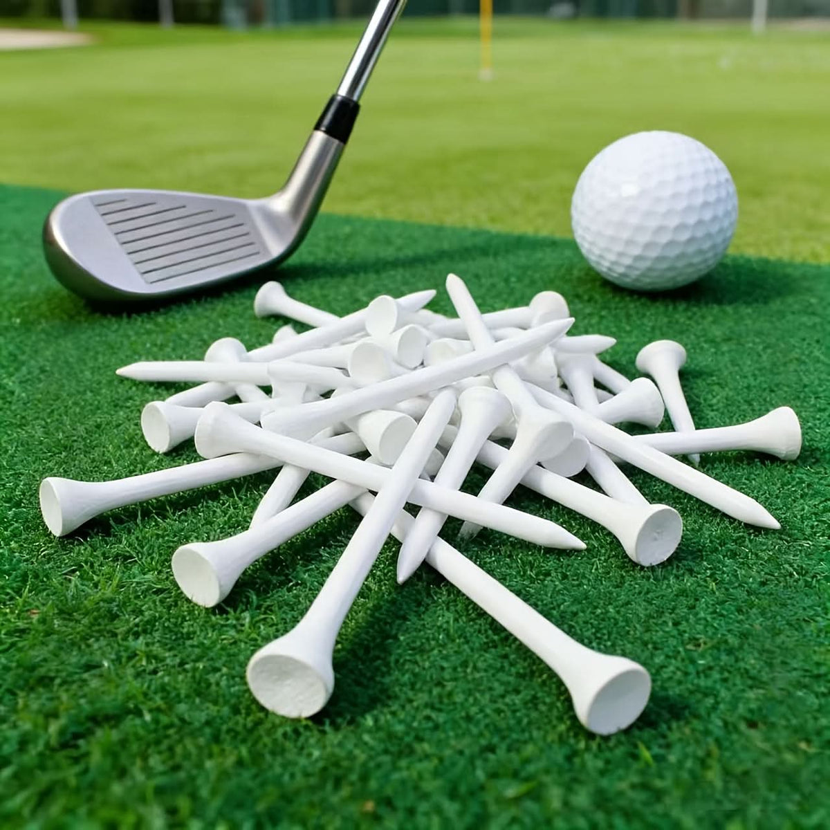 EverTee - Classic Wooden Golf Tees 100-Pack