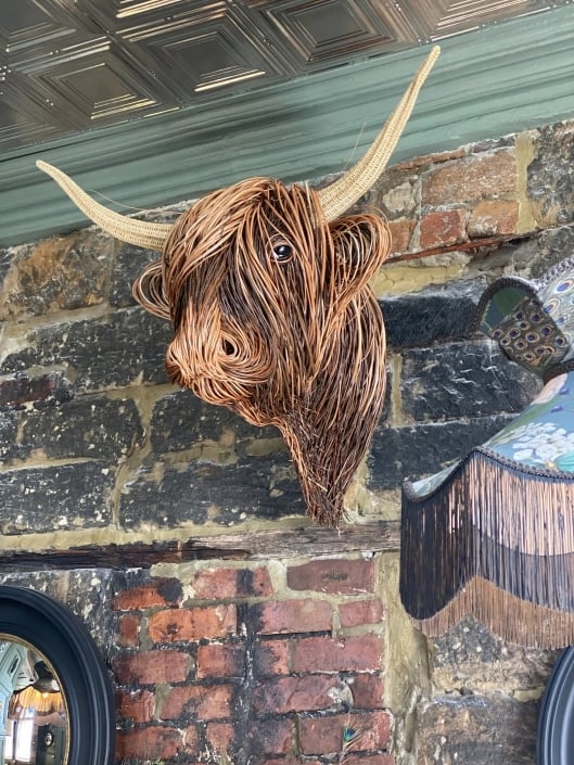 Cow Wall Art Decor – Bowie Inspired Design