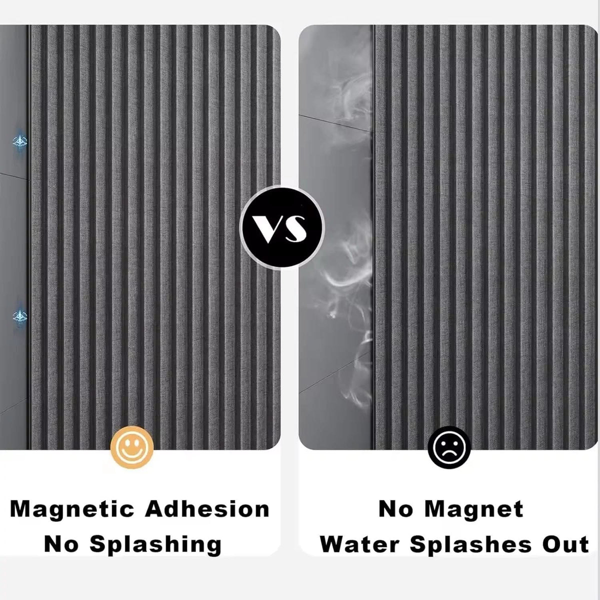 Space-Saving Shower Curtain for Modern Bathrooms