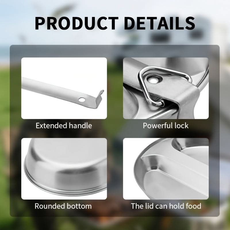 AdventurePro – Durable Stainless Steel Lunch Container