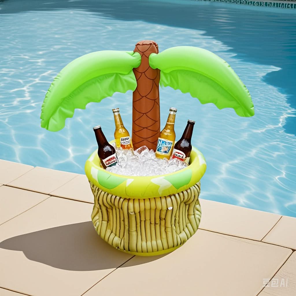 Tropical Paradise Inflatable Beer Cooler for Memorable Gatherings