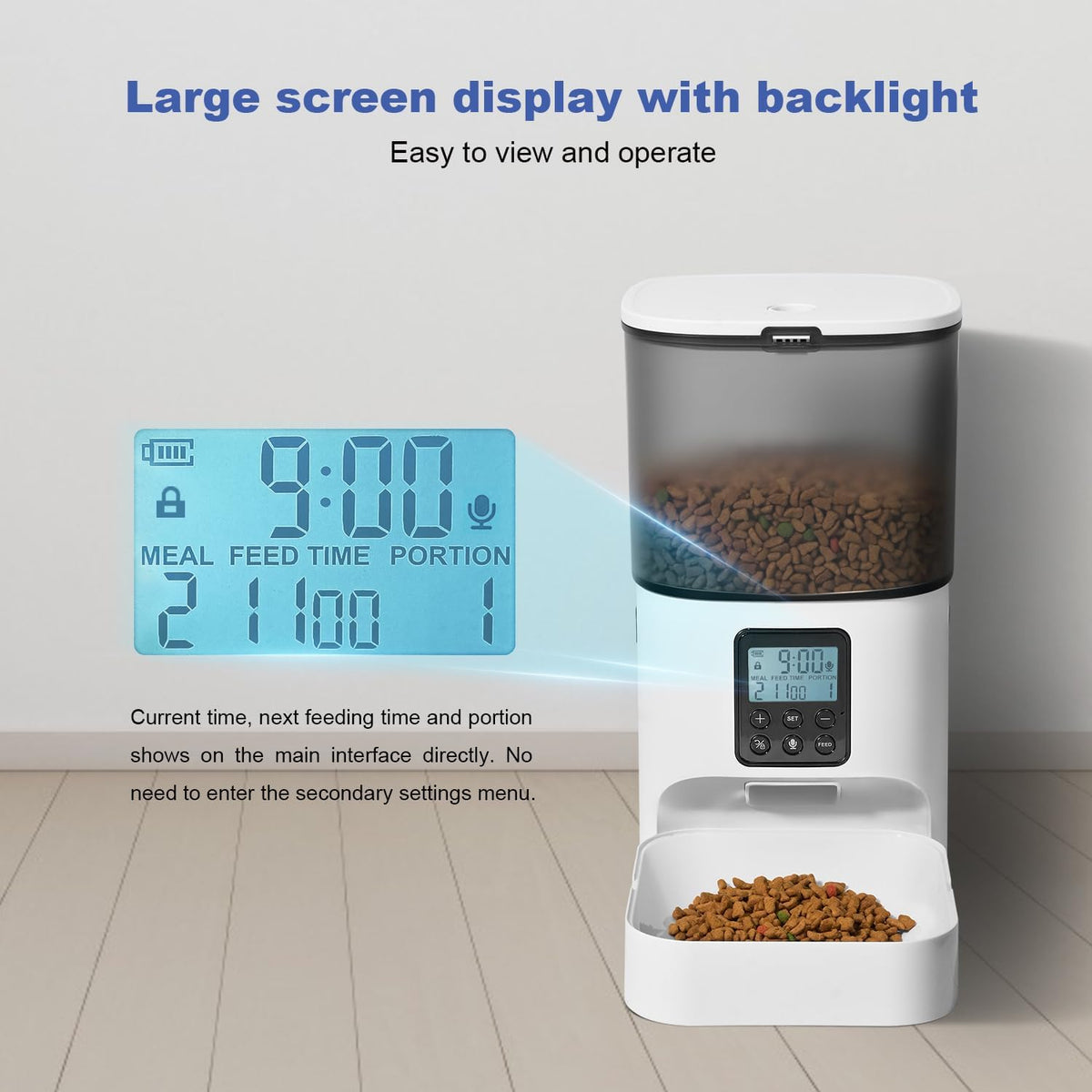 SmartPet RFID Microchip Feeder – 4L Automatic Pet Food Dispenser
